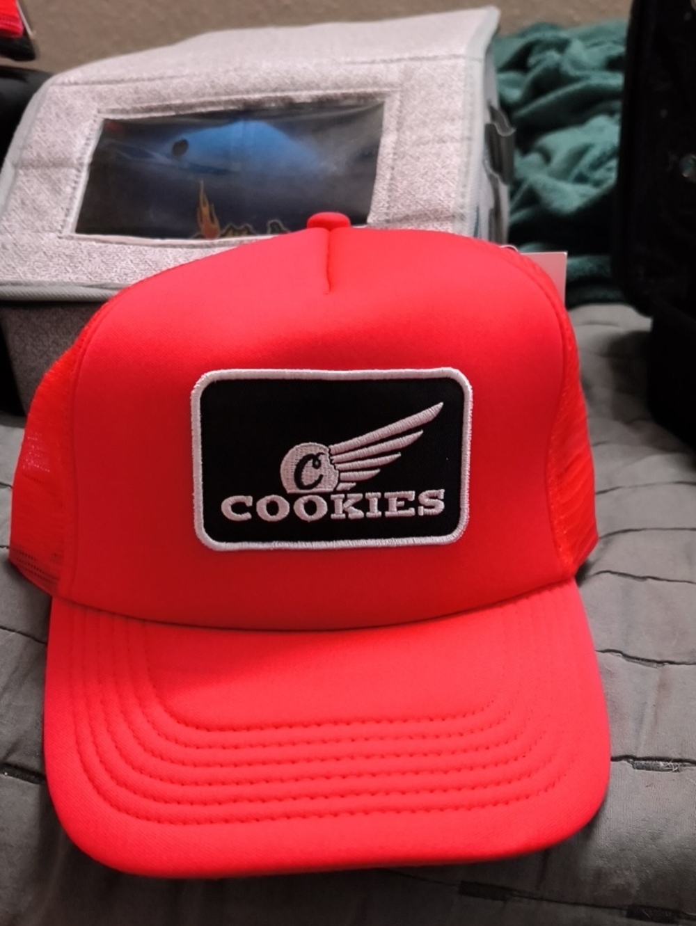 Zumiez Red Cookies Trucker Hat Brand New